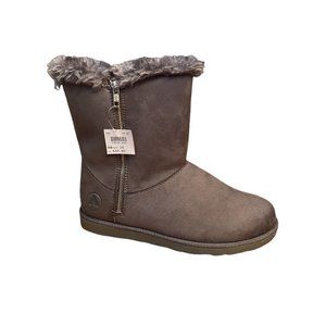 Airwalk Women's Grey Boots Size 10 NWT Prim Cozy Lined